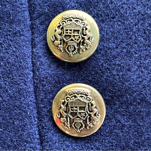 Dumas Petite Vintage Purple 100% Wool One Button Fully Lined Blazer in Size 8 - Picture 9 of 13